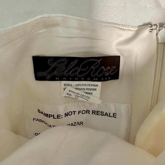 Lela Rose Bridal Ivory Mini Dress - Picture 5 of 7